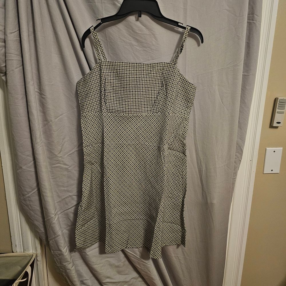 Black and White Checkered Dress